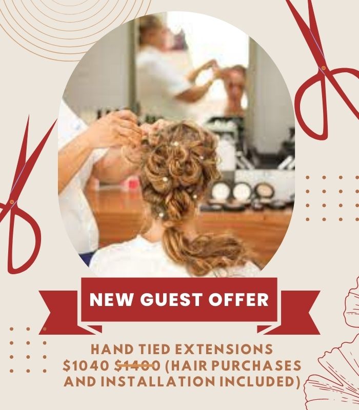﻿new Hand tied extensions promo offer